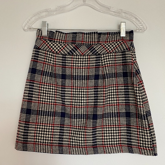 Topshop Plaid Miniskirt US size 4 - Picture 2 of 4